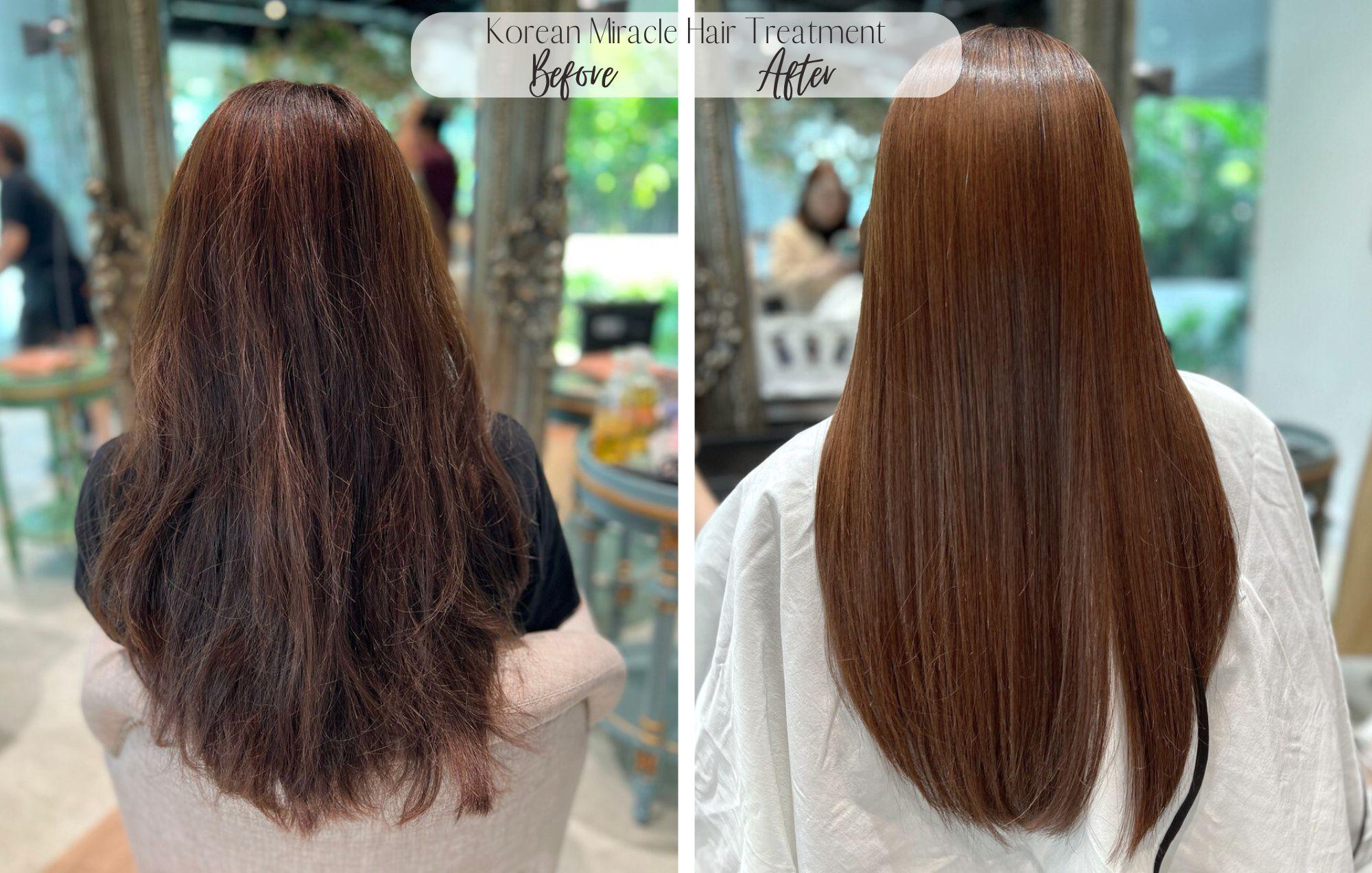 Korean 2024 keratin straightening